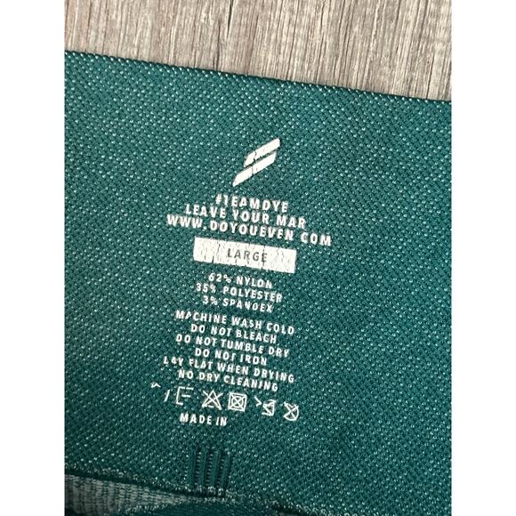 DoYouEven Impact Seamless Contour High Rise Legging in Forest Green Size Large - Picture 3 of 4